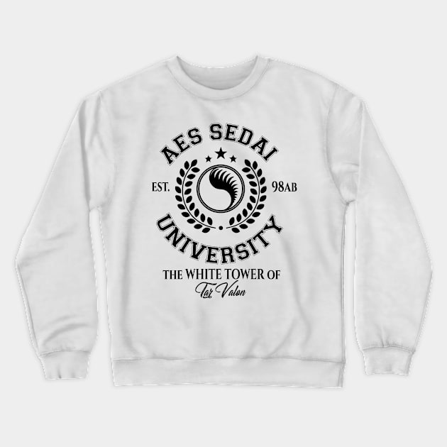 aes sedai school Crewneck Sweatshirt by whatyouareisbeautiful